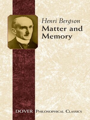 cover image of Matter and Memory